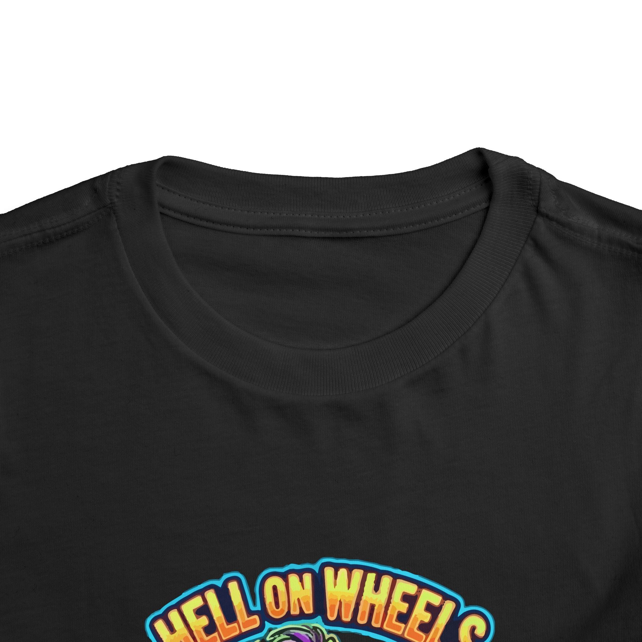 Toddler Tee — "Hell on Wheels" Baby Biker Shirt