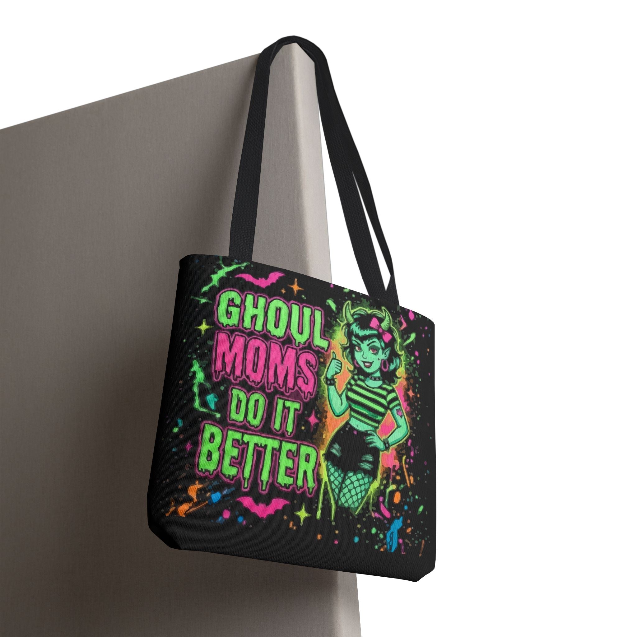 Ghoul Moms Do It Better Tote Bag — Retro Halloween Mom Gift