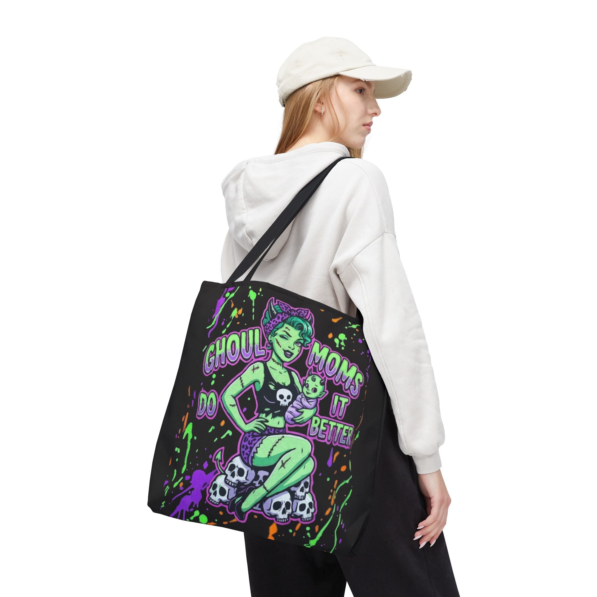 Ghoul Moms Do It Better Tote Bag — Halloween Mom Trick-or-Treat Tote