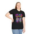 T-Shirt — "Have The Day You Deserve" Neon Graffiti Skeleton Hands